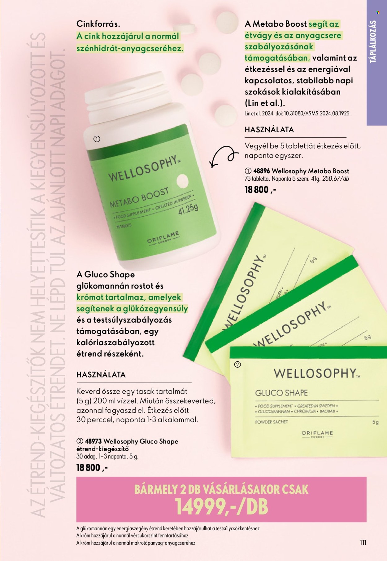 Oriflame akciós újság érvényes:  - 2026.07.08 - 2026.07.28. 111. oldal Oldal 111