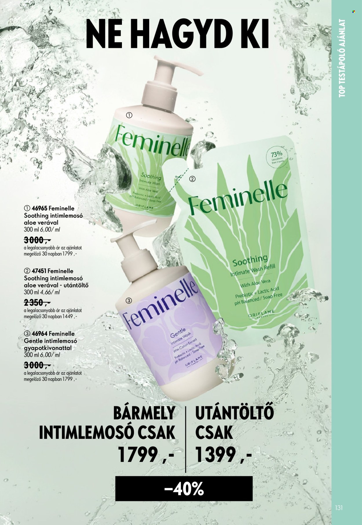 Oriflame akciós újság érvényes:  - 2026.07.08 - 2026.07.28. 131. oldal Oldal 131