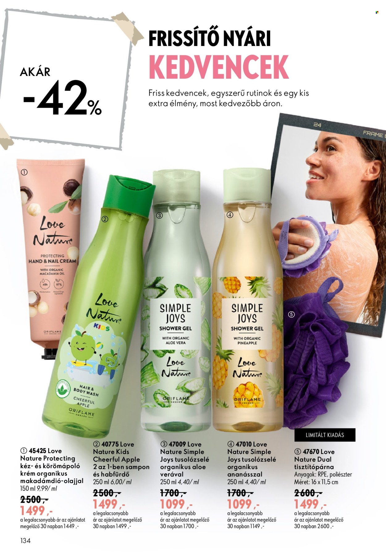 Oriflame akciós újság érvényes:  - 2026.07.08 - 2026.07.28. 134. oldal Oldal 134