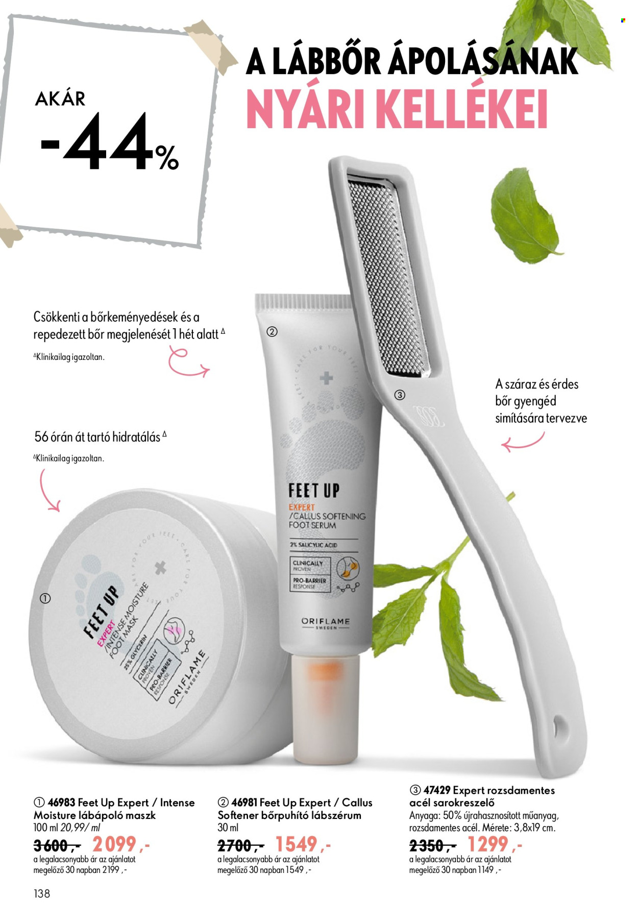 Oriflame akciós újság érvényes:  - 2026.07.08 - 2026.07.28. 138. oldal Oldal 138