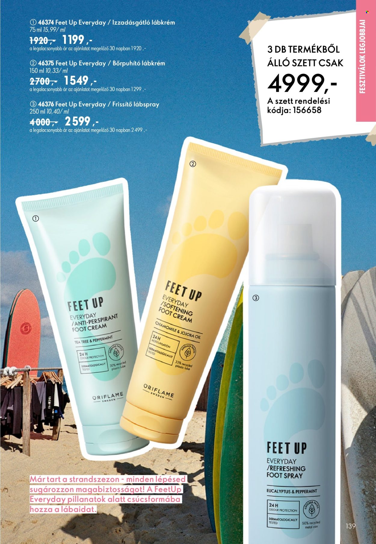 Oriflame akciós újság érvényes:  - 2026.07.08 - 2026.07.28. 139. oldal Oldal 139