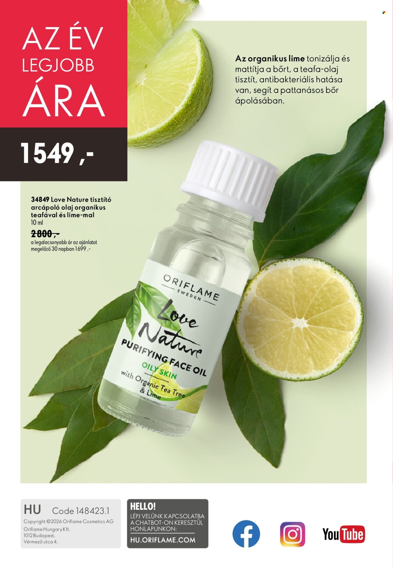 Oriflame akciós újság érvényes:  - 2026.07.08 - 2026.07.28. 148. oldal Oldal 148
