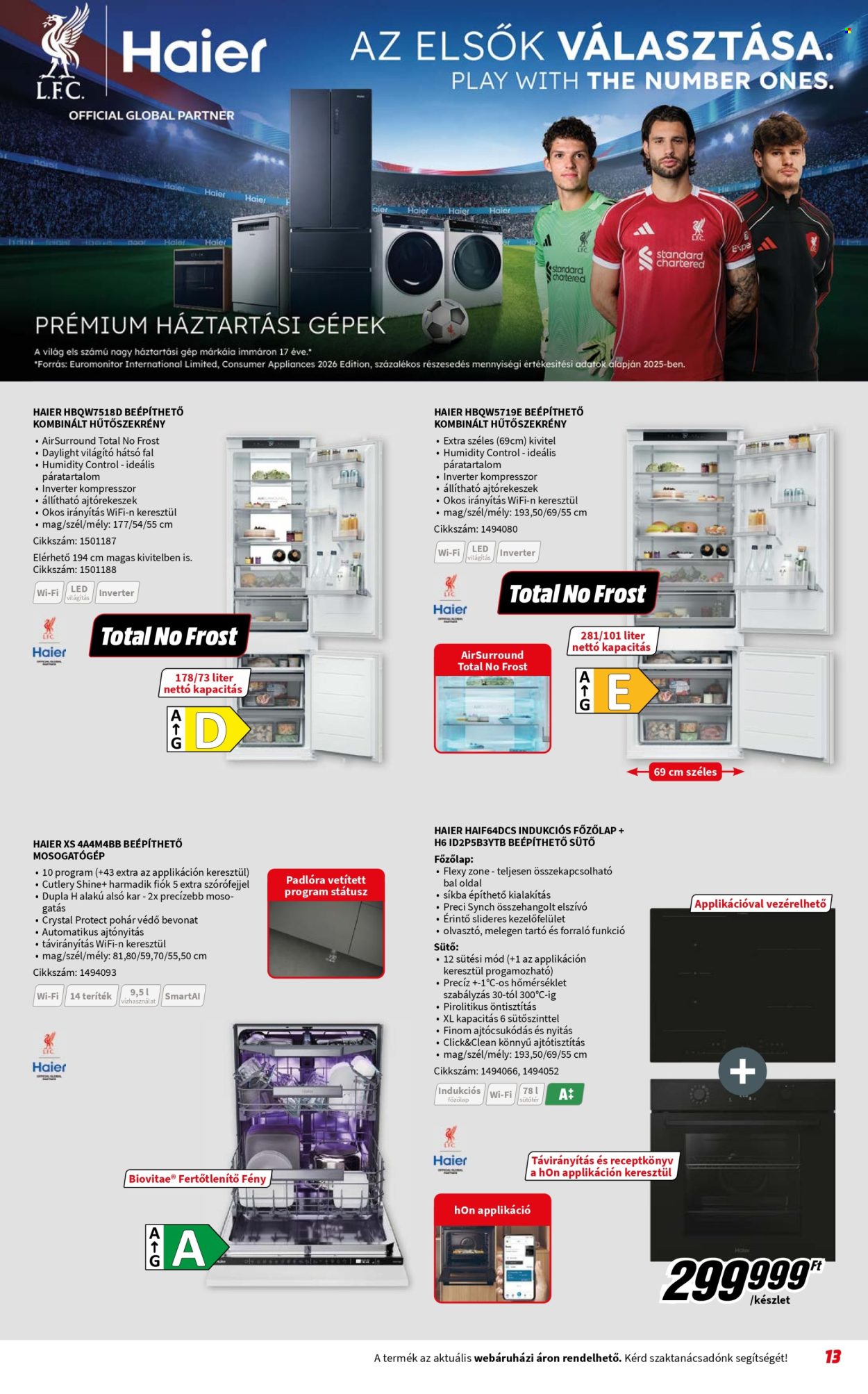 MediaMarkt akciós újság érvényes:  - 2026.07.08 - 2026.07.31. 13. oldal Oldal 13