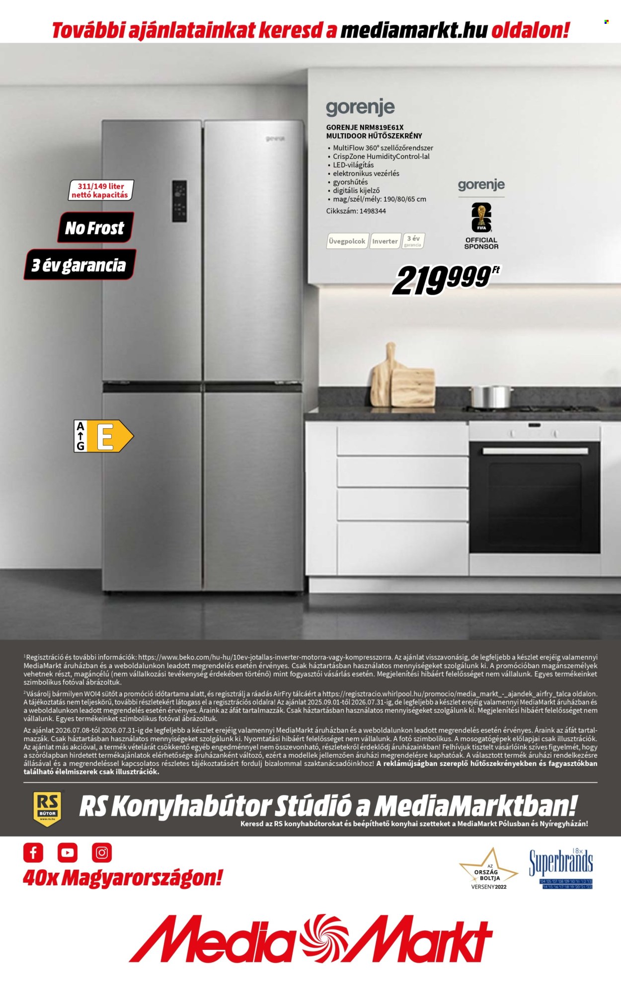 MediaMarkt akciós újság érvényes:  - 2026.07.08 - 2026.07.31. 16. oldal Oldal 16