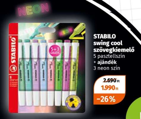 STABILO swing cool szövegkiemelő