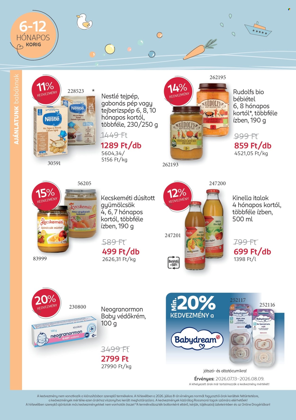 Rossmann akciós újság érvényes:  - 2026.07.13 - 2026.08.09. 9. oldal Oldal 9