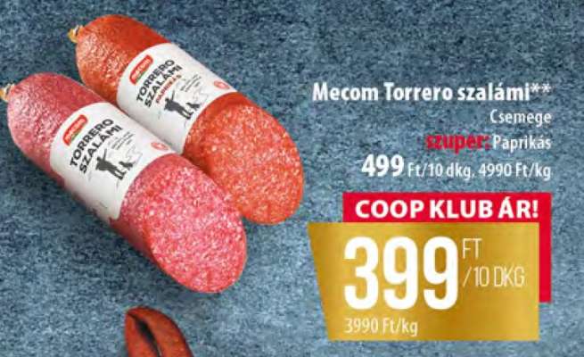 Mecom Torrero szalámi