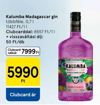 Kalumba Madagascar gin
