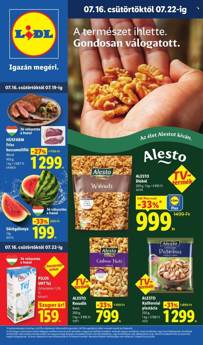 Lidl akciós újság érvényes:  - 2026.07.16 - 2026.07.22. 1. oldal Oldal 1