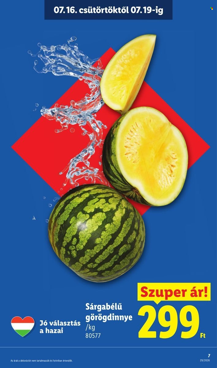 Lidl akciós újság érvényes:  - 2026.07.16 - 2026.07.22. 7. oldal Oldal 7
