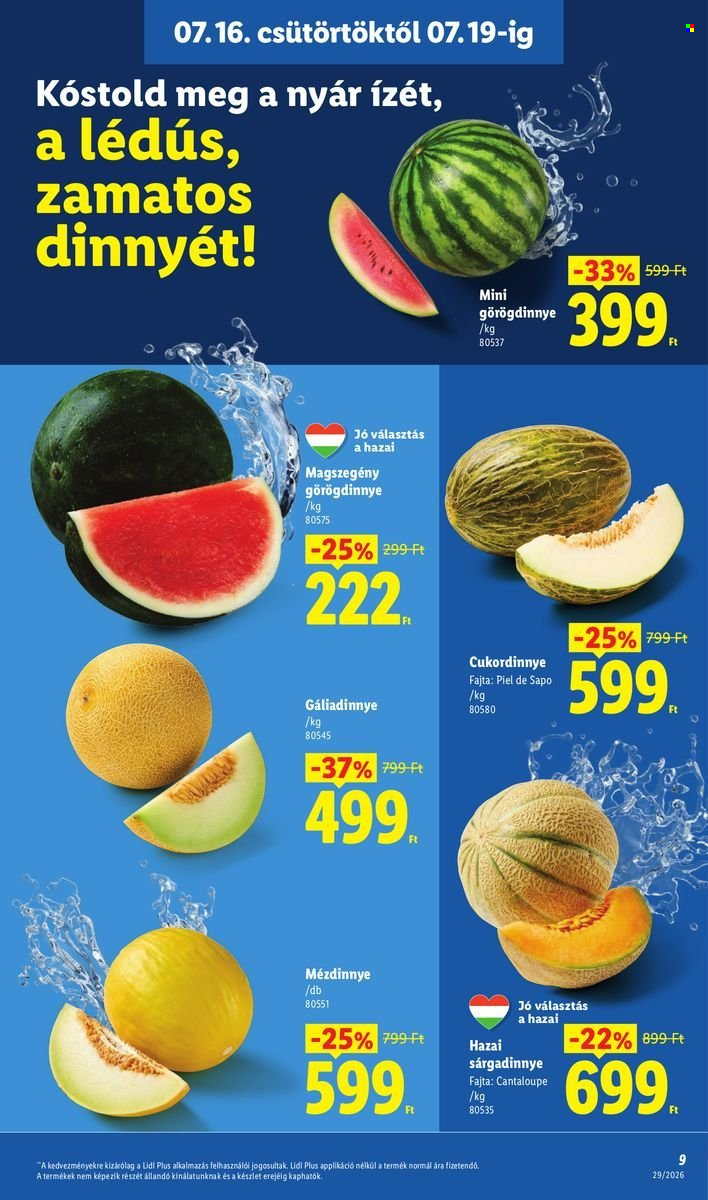 Lidl akciós újság érvényes:  - 2026.07.16 - 2026.07.22. 9. oldal Oldal 9