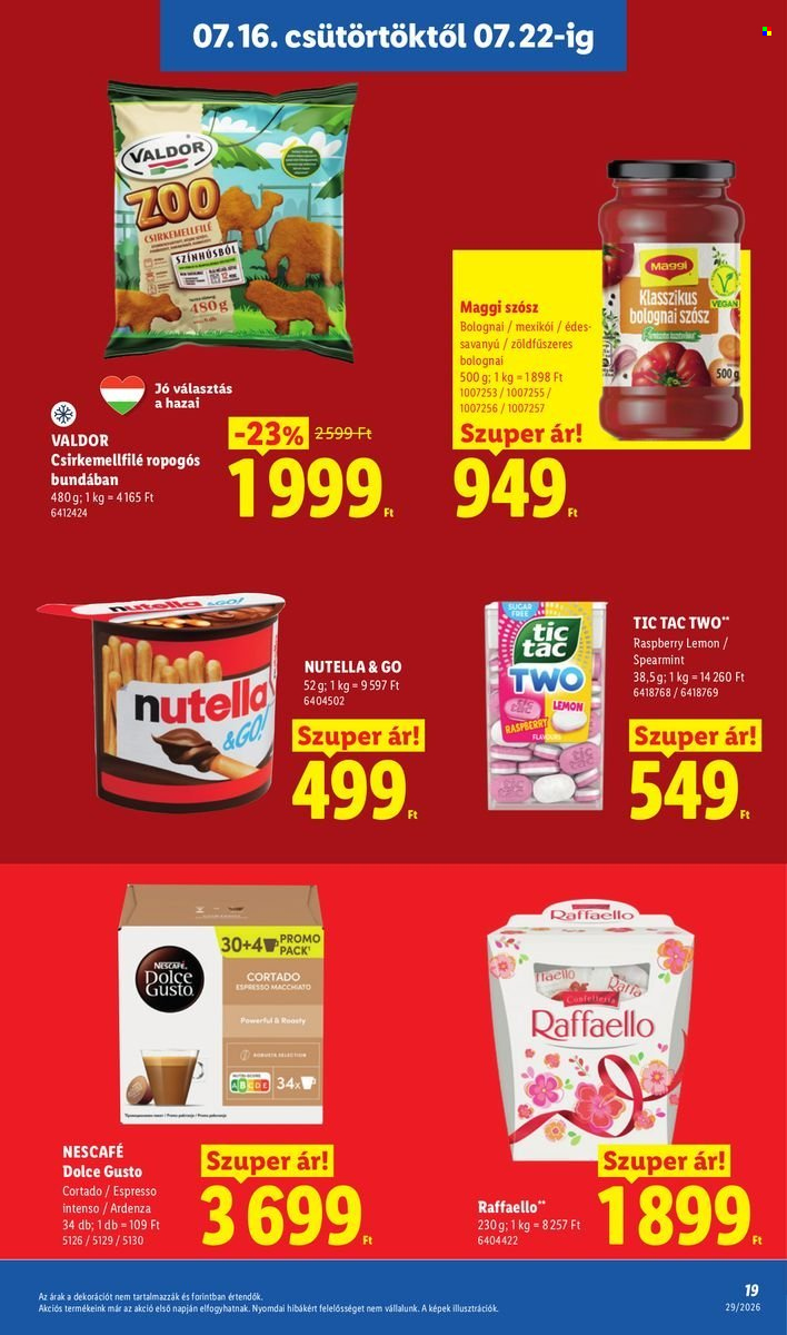 Lidl akciós újság érvényes:  - 2026.07.16 - 2026.07.22. 19. oldal Oldal 19
