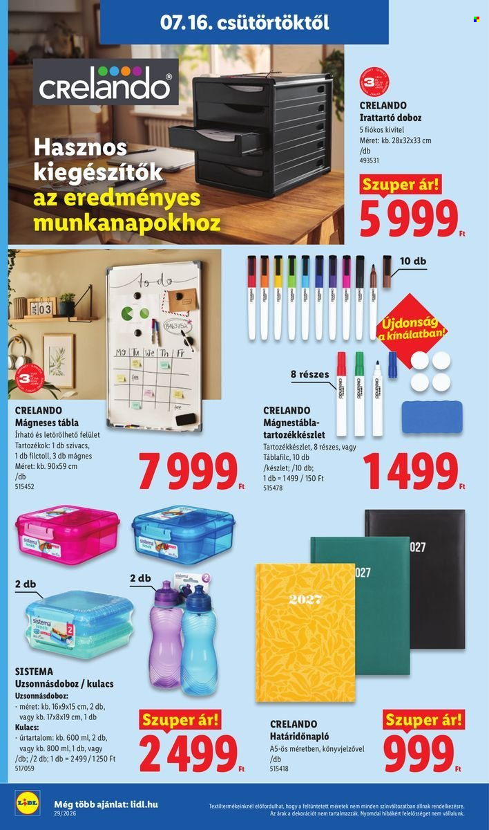 Lidl akciós újság érvényes:  - 2026.07.16 - 2026.07.22. 12. oldal Oldal 12