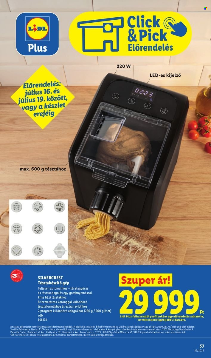 Lidl akciós újság érvényes:  - 2026.07.16 - 2026.07.22. 53. oldal Oldal 53
