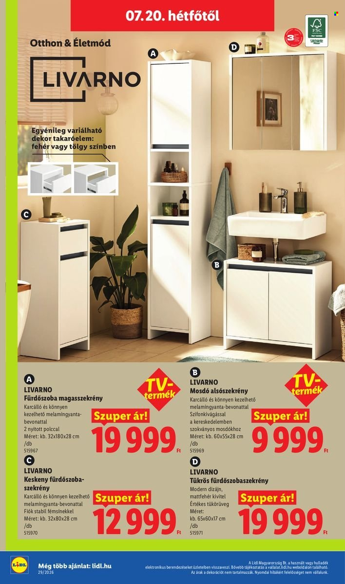 Lidl akciós újság érvényes:  - 2026.07.16 - 2026.07.22. 64. oldal Oldal 64