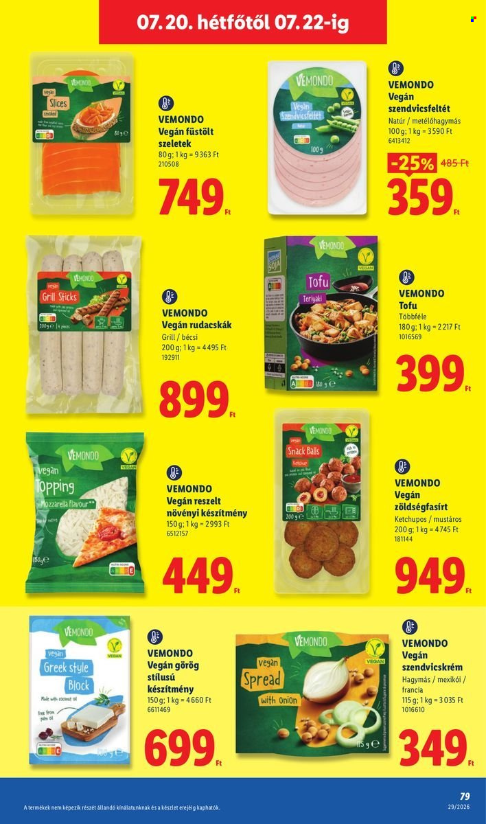 Lidl akciós újság érvényes:  - 2026.07.16 - 2026.07.22. 79. oldal Oldal 79