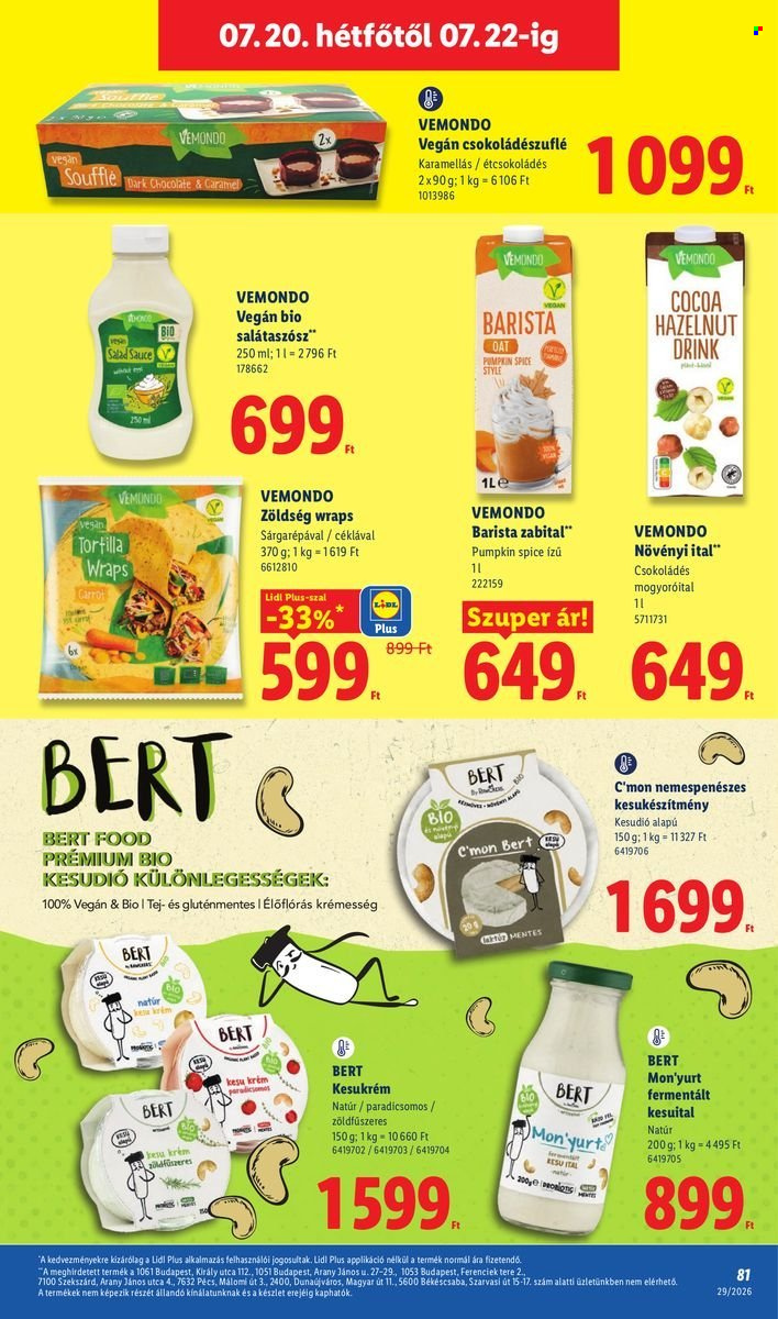 Lidl akciós újság érvényes:  - 2026.07.16 - 2026.07.22. 81. oldal Oldal 81