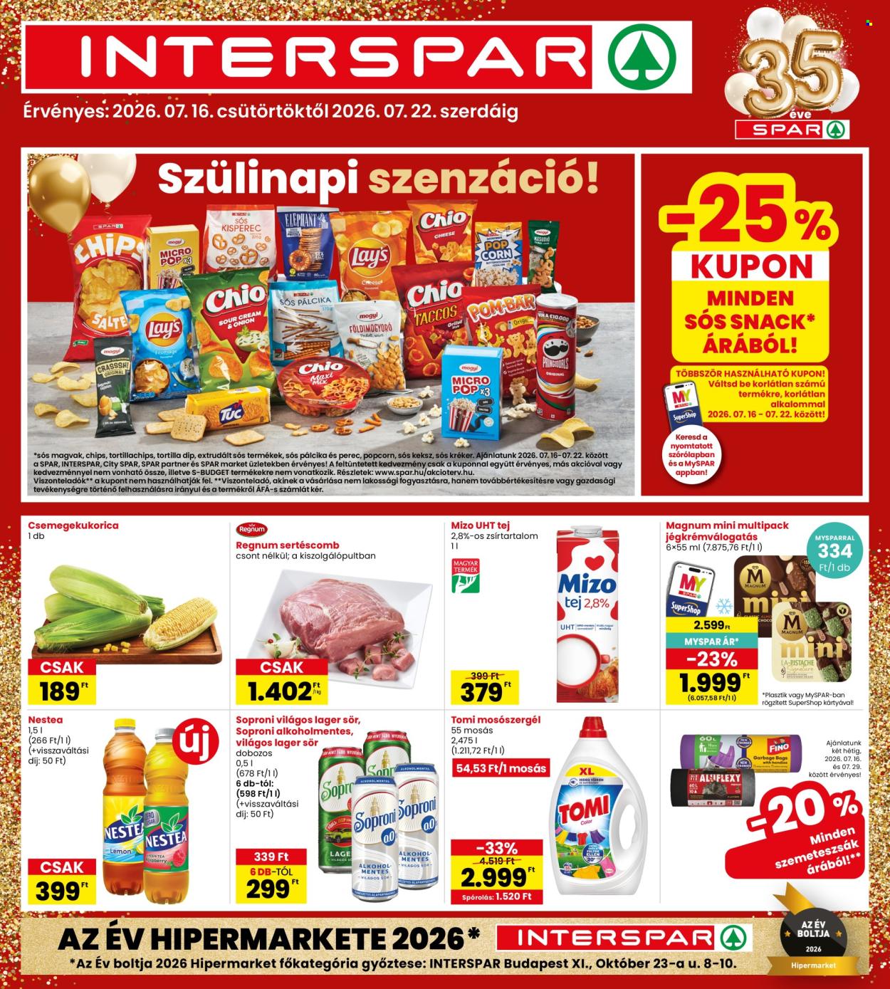 INTERSPAR akciós újság érvényes:  - 2026.07.16 - 2026.07.22. 1. oldal Oldal 1