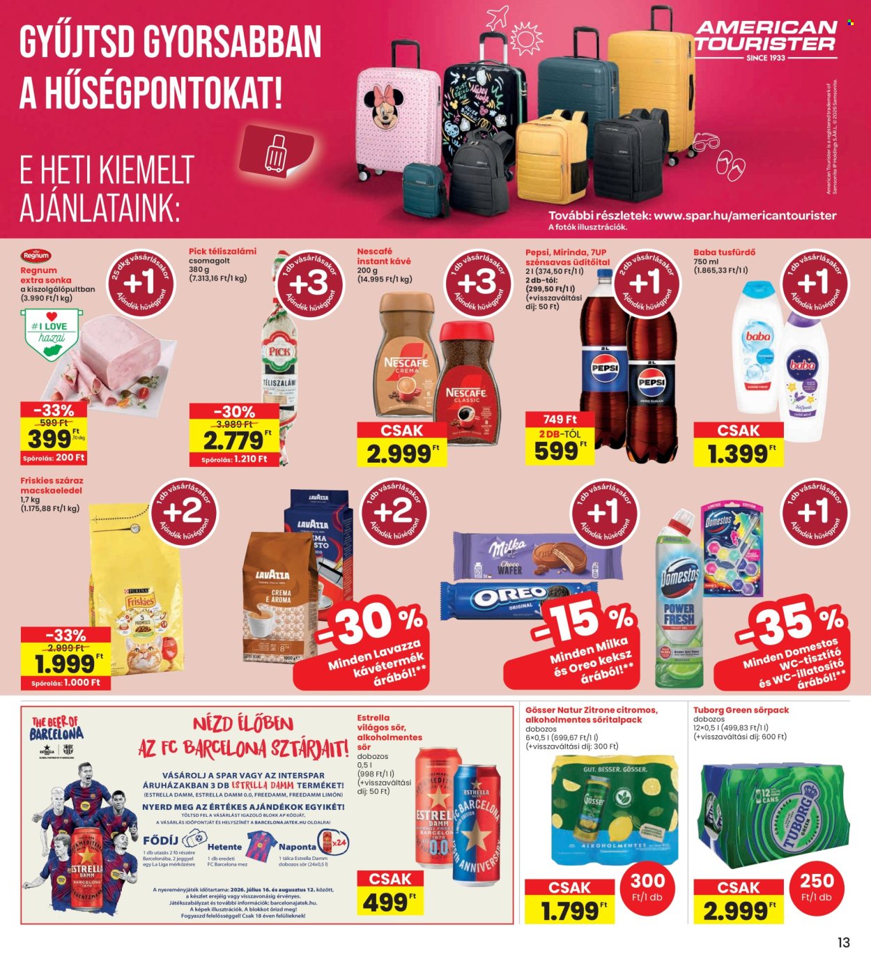 INTERSPAR akciós újság érvényes:  - 2026.07.16 - 2026.07.22. 13. oldal Oldal 13