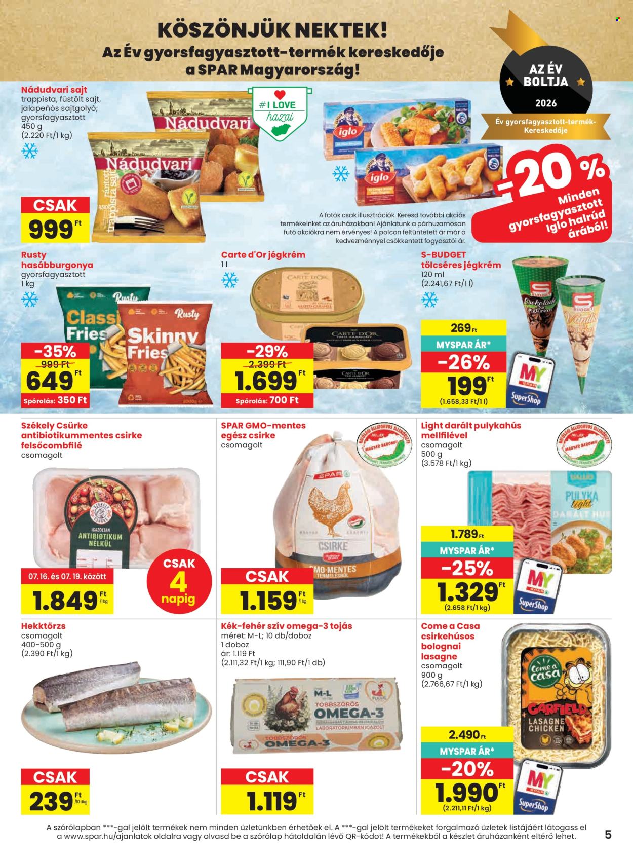 SPAR akciós újság érvényes:  - 2026.07.16 - 2026.07.22. 5. oldal Oldal 5