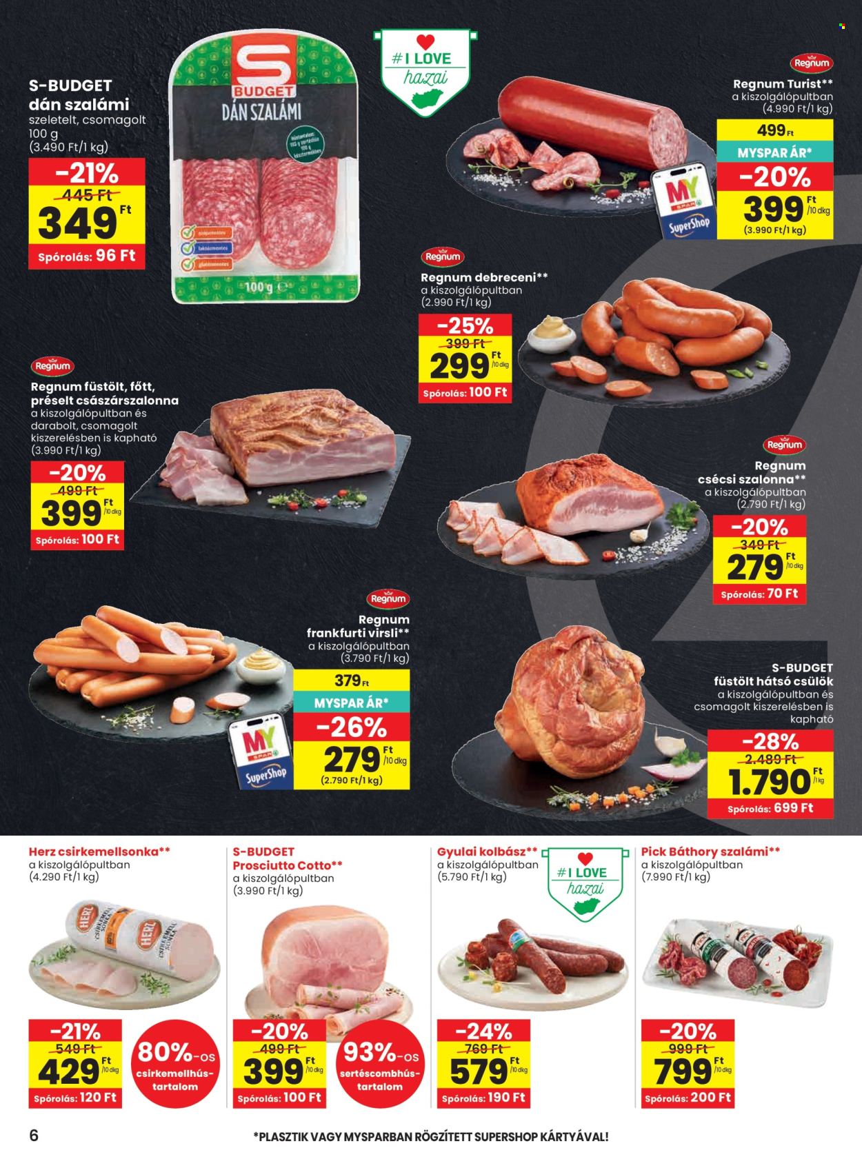 SPAR akciós újság érvényes:  - 2026.07.16 - 2026.07.22. 6. oldal Oldal 6