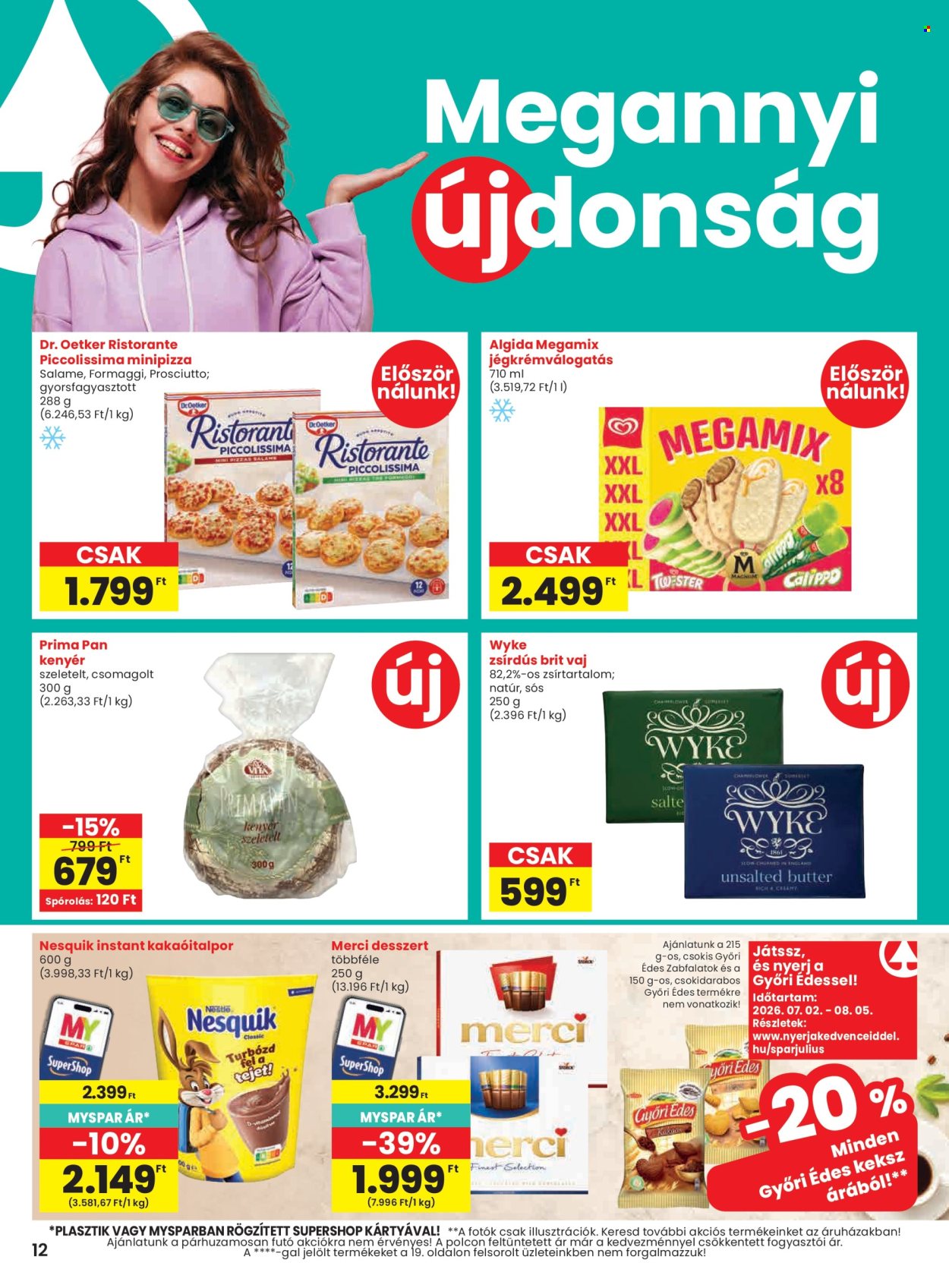 SPAR akciós újság érvényes:  - 2026.07.16 - 2026.07.22. 12. oldal Oldal 12