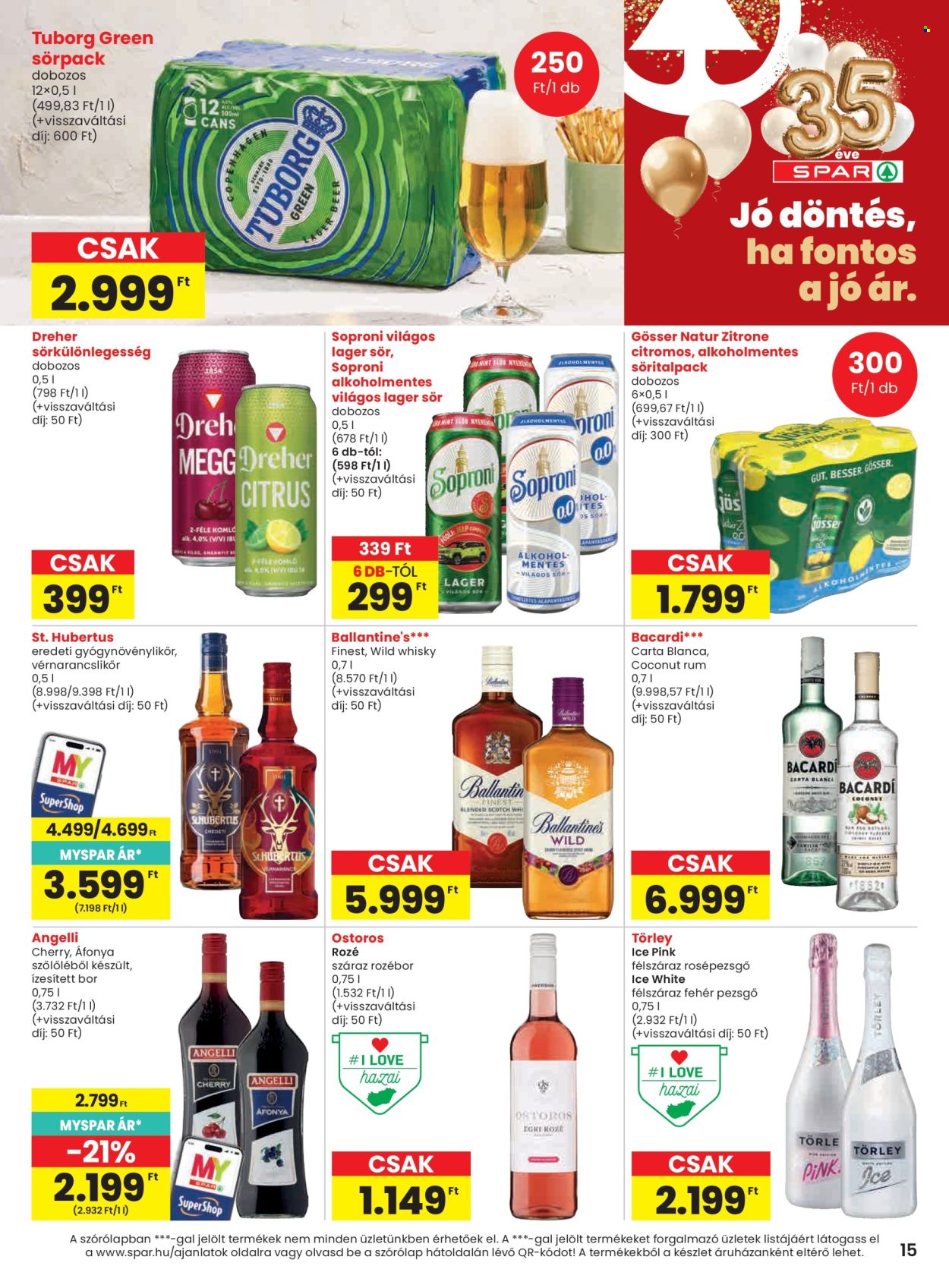 SPAR akciós újság érvényes:  - 2026.07.16 - 2026.07.22. 15. oldal Oldal 15