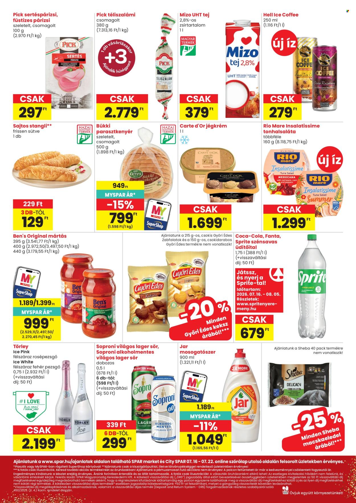 SPAR akciós újság érvényes:  - 2026.07.16 - 2026.07.22. 2. oldal Oldal 2