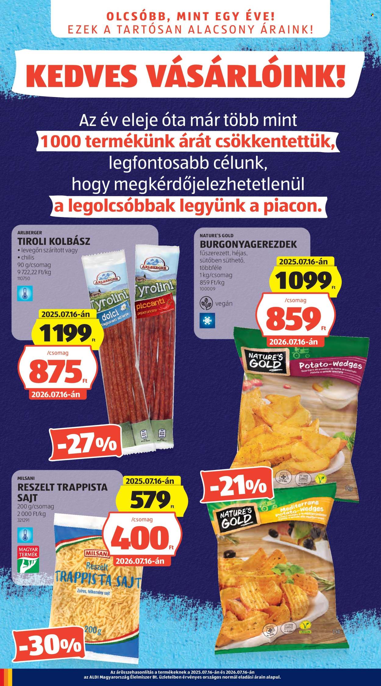 Aldi akciós újság érvényes:  - 2026.07.16 - 2026.07.22. 2. oldal Oldal 2