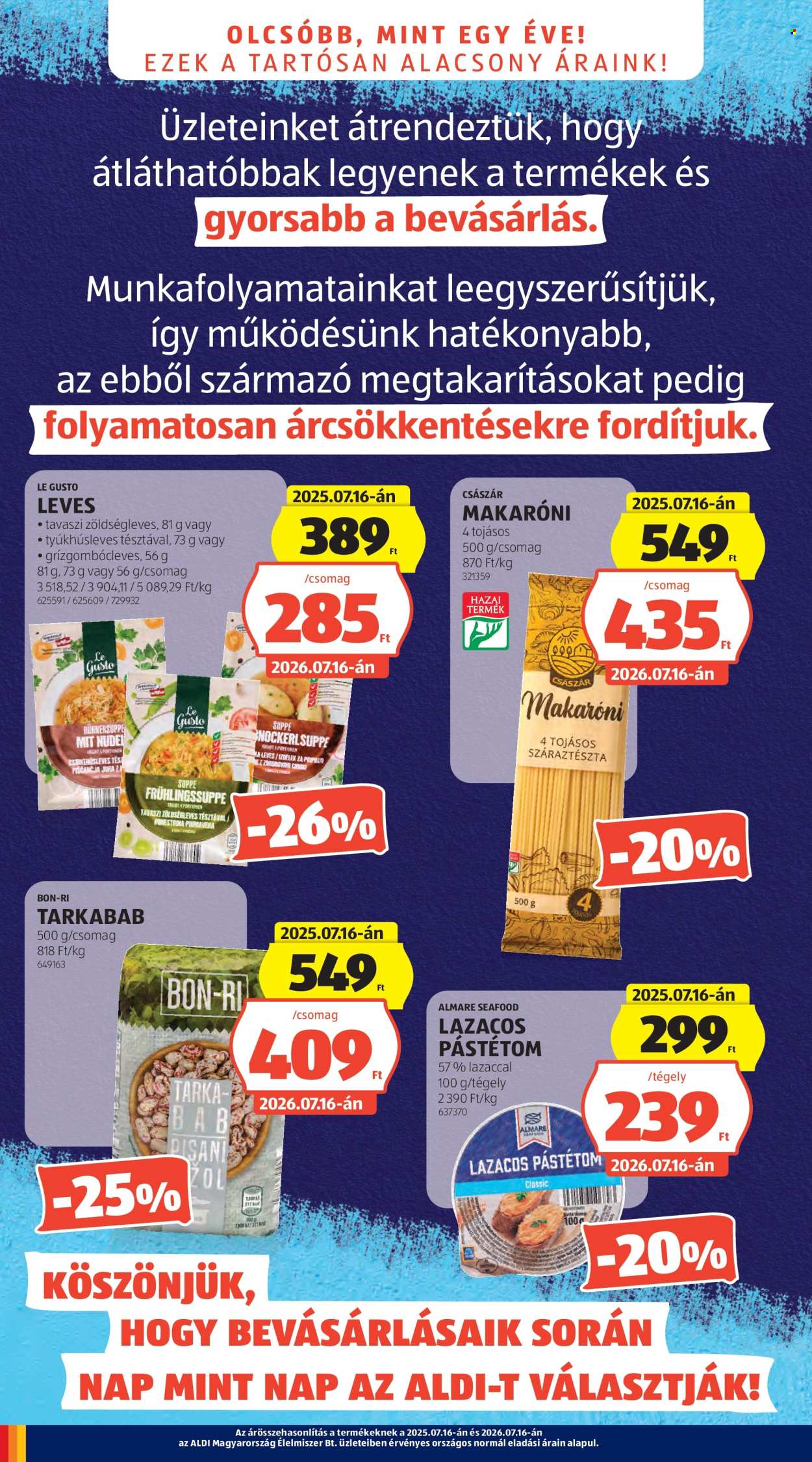 Aldi akciós újság érvényes:  - 2026.07.16 - 2026.07.22. 4. oldal Oldal 4