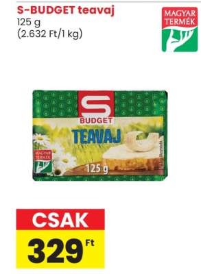 S-BUDGET teavaj
