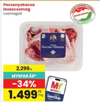 Pecsenyekacsa levessomag