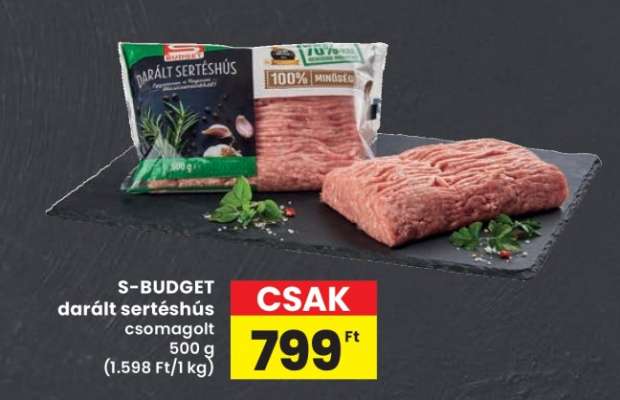 S-BUDGET darált sertéshús