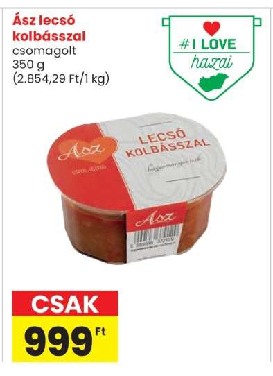 Ász lecsó kolbásszal