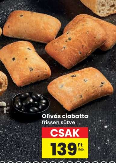 Olívás ciabatta