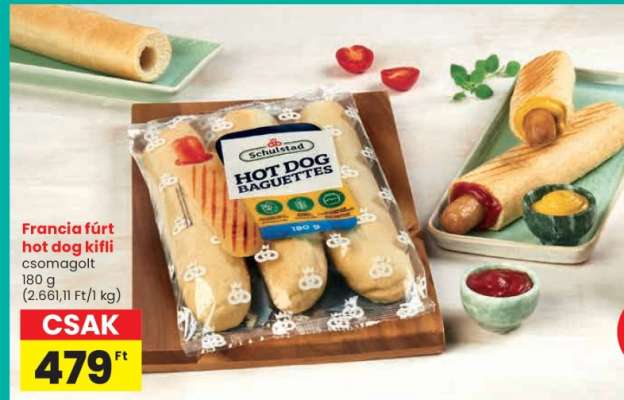 Francia Fúrt Hot-Dog Kifli