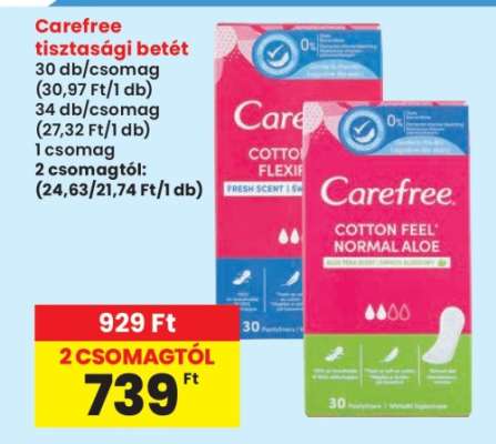 CAREFREE Tisztasági betét