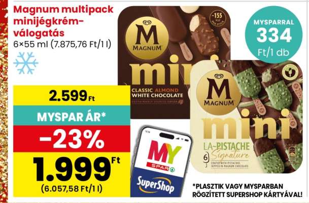 Magnum multipack minijégkrém-válogatás