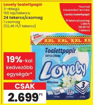 Lovely toalettpapír