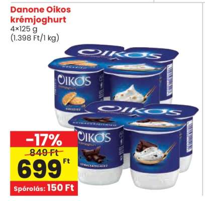 DANONE Oikos krémjoghurt