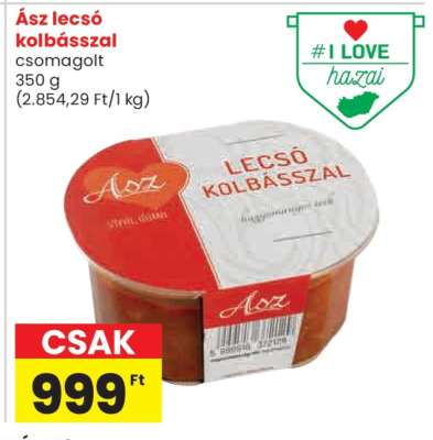 Ász lecsó kolbásszal