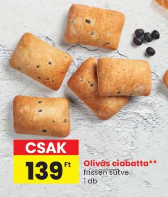 Olívás ciabatta