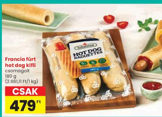 Francia Fúrt Hot-Dog Kifli