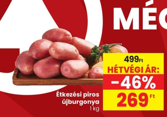 Étkézési piros újburgonya