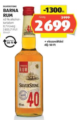 SILVERSTONE BARNA RUM