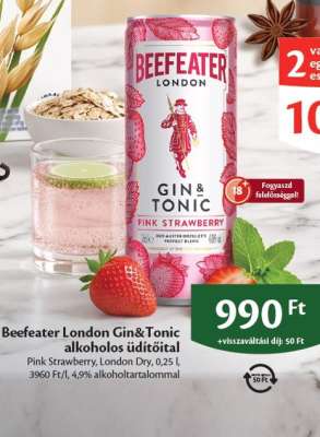 Beefeater London Gin&Tonic alkoholos üdítőital