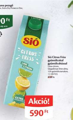 Sió Citrus Friss Gyümölcslé