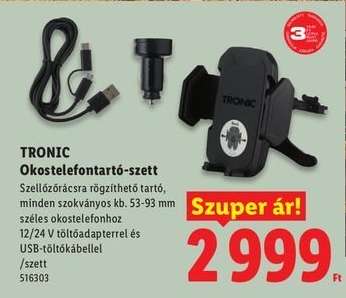 Tronic Okostelefontartó szett