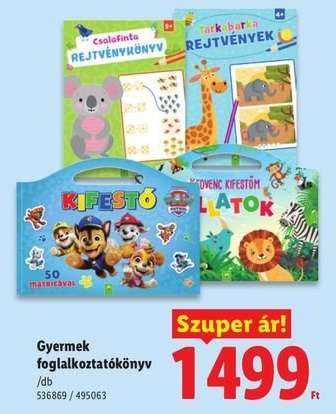 Gyermek foglalkoztatókönyv