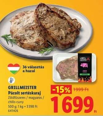 GRILLMEISTER Pácolt sertéskaraj